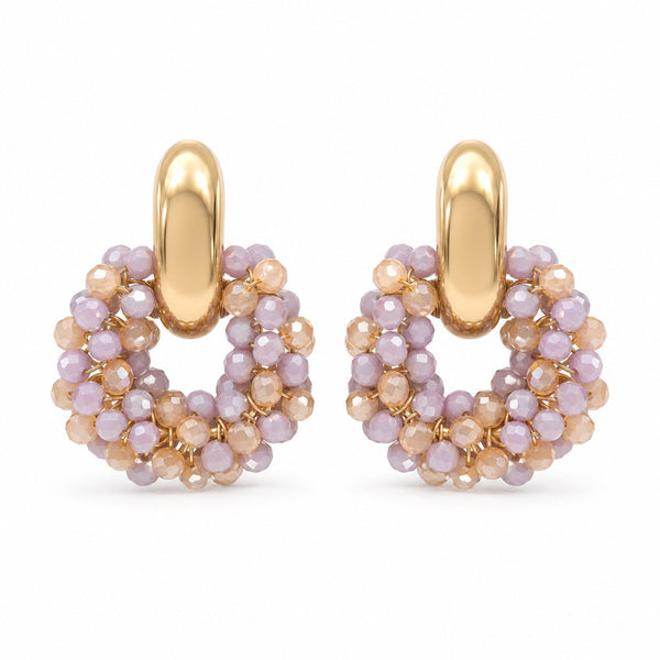 Rounds Ohrringe – Peach